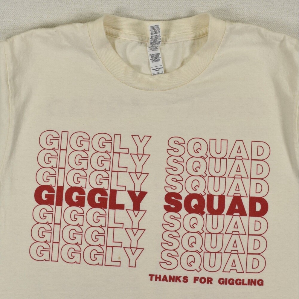 Giggly Squad Comedy Tour T Shirt Small Paige Desorbo Hannah Berner Podcast Merch